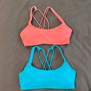 Two Lululemon Free to be bras size 6